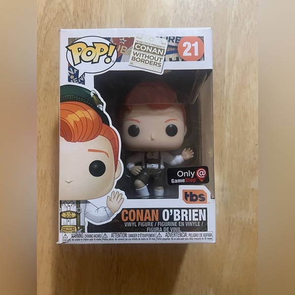 Funko Pop TBS Conan O'Brien,Bavarian Conan,Vinyl Figure #21,Brand New in Box - Picture 1 of 5